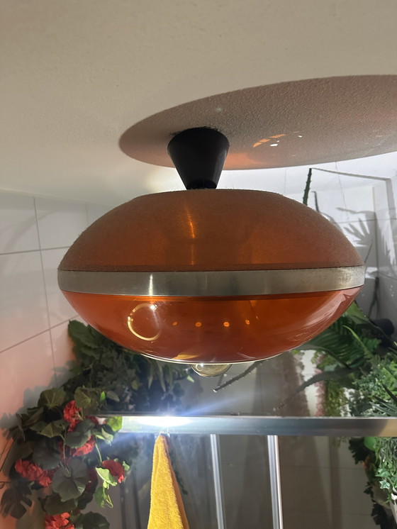 Image 1 of Lampe de plafond vintage Spage Age OVNI
