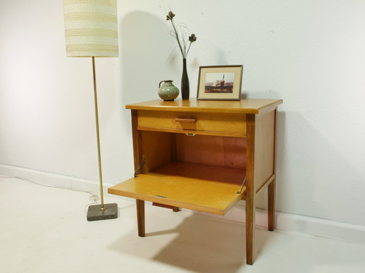 Vintage side table / side cabinet small, 50s, Germany