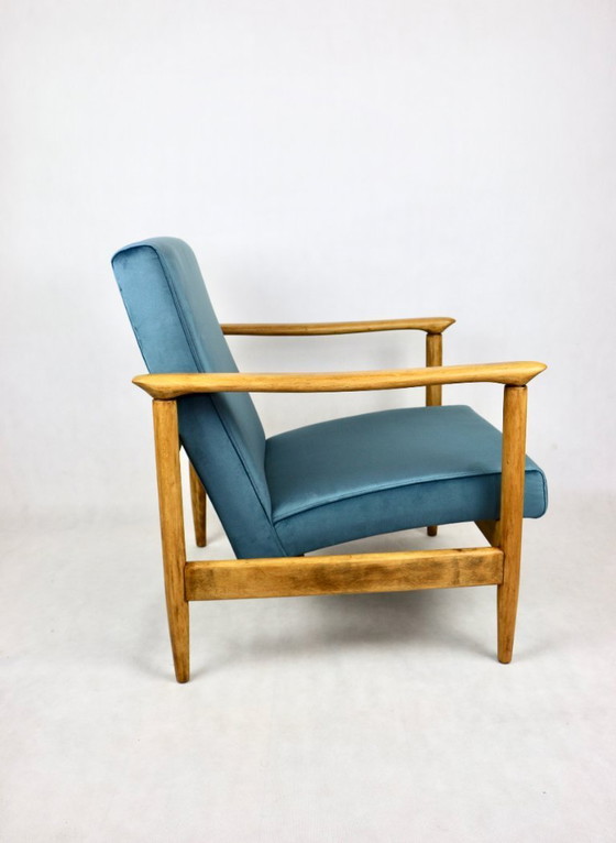 Image 1 of Blue Ocean GFM-142 Armchair attributed to Edmund Homa, 1970s