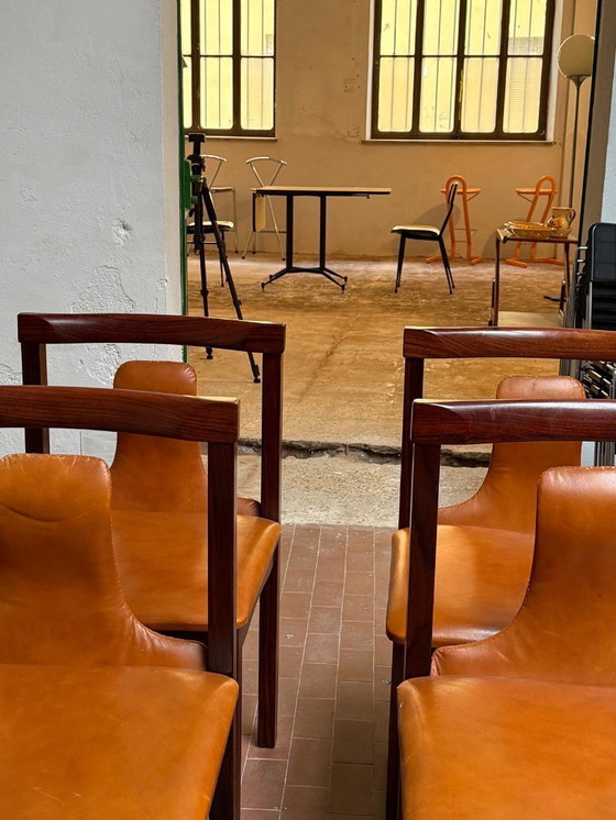 Image 1 of 6 sedie attribuite a Luigi Salocchi per Sormani, anni '60