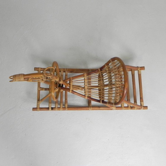 Image 1 of Cheval à bascule en bambou, 1960