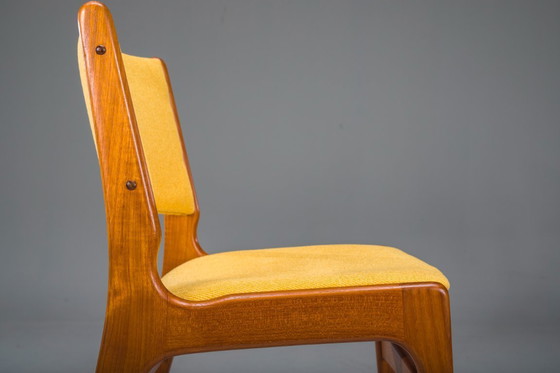 Image 1 of Mid Century Modell 89 Esszimmerstühle, Erik Buch zugeschrieben, Satz von 4