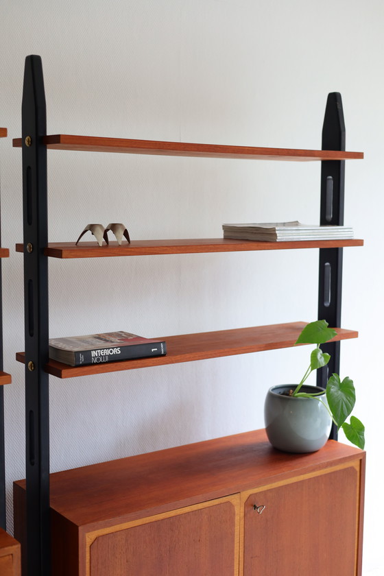 Image 1 of Set of two vintage IKEA Roxen wall cabinets from the 1950s/60s.