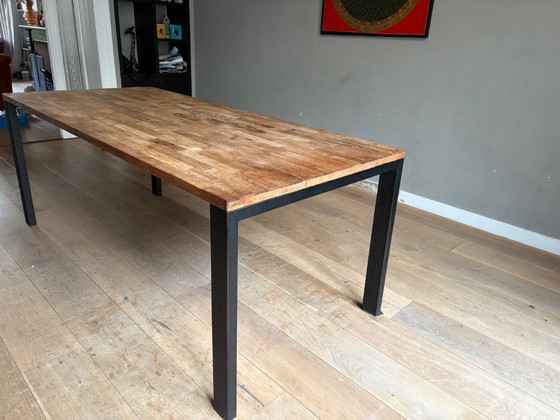 Image 1 of Table en bois 200 x 90 cm