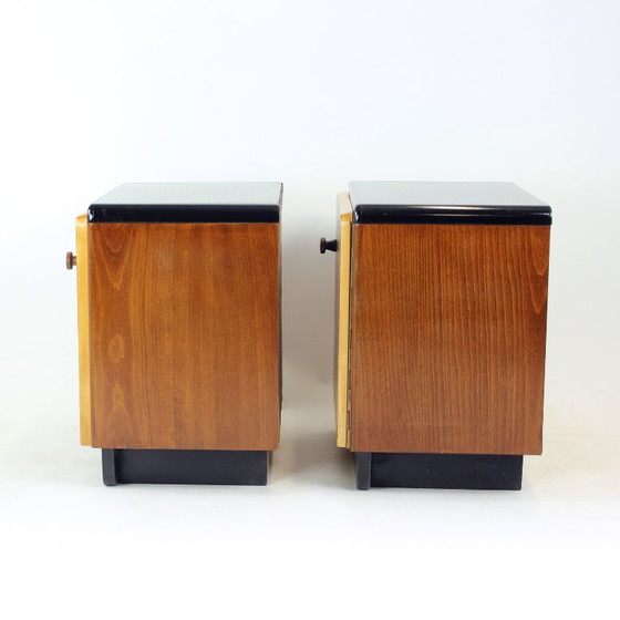 Pair of Czechoslovak Modernist Bedside Tables, Circa 1935 – up zavody, Nightstands, Wood (photo 9 of 14)