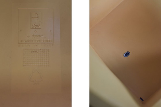 Image 1 of Vintage Mid-Century Italian Modern Atlantide Collection Toy Plastic Chairs by Philippe Starck for Driade, 1990, Set of 4