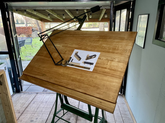 Image 1 of Table d'architecte vintage française Kohlmann