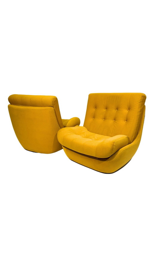 Jitona Atlantis Space Age Sofa and Lounge Chairs Set from the 1970s