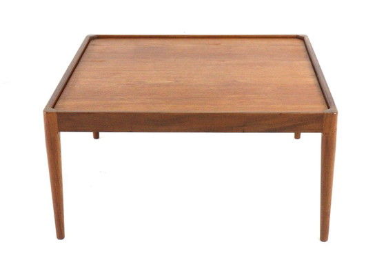 Image 1 of Table basse carrée à plateau réversible, vintage « Hilleberg »