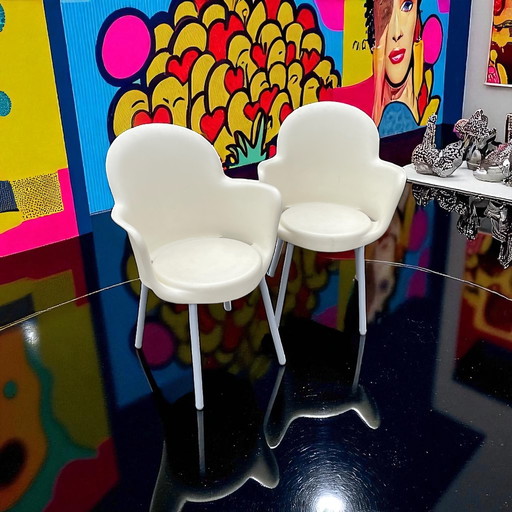 2x Marcello Ziliane Gogo Chair pour Sintesi Made in Italy