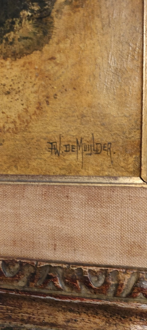 Image 1 of Autumn leaf painting