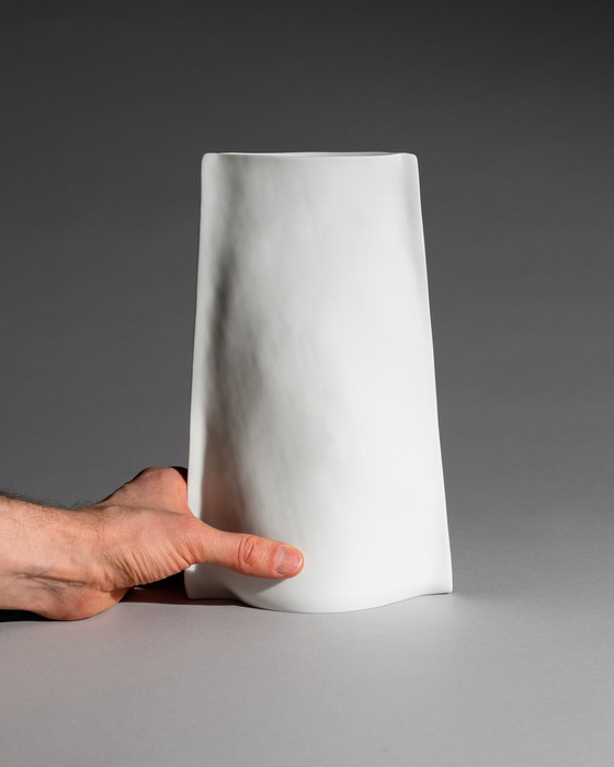 Image 1 of Johan van Loon x Rosenthal Studio-Line Matte Paper Bisque Porcelain Vase Duo