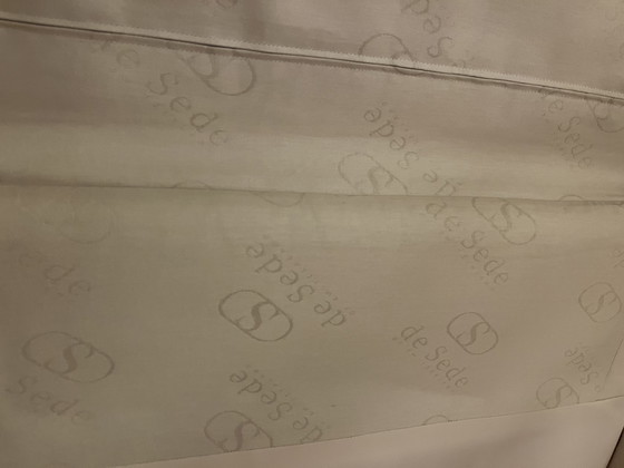 Image 1 of Original De Sede 2011/2 two-and-a-half-seater sofa in Living Écru (cream, beige) Bauhaus Space Age Mid Century