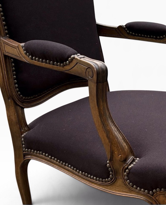 Sillón francés restaurado – Sillones, Textil, Terciopelo (photo 6 of 8)