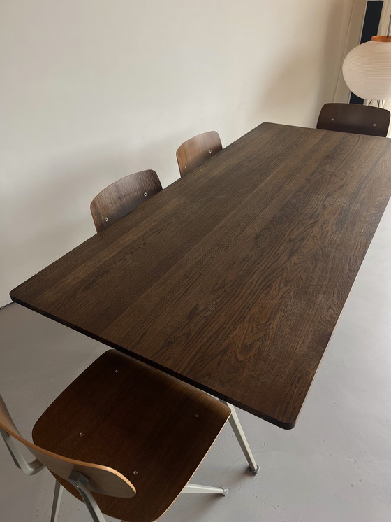 Image 1 of Hay Friso Kramer 1x Pyramid table + 4x Result chairs