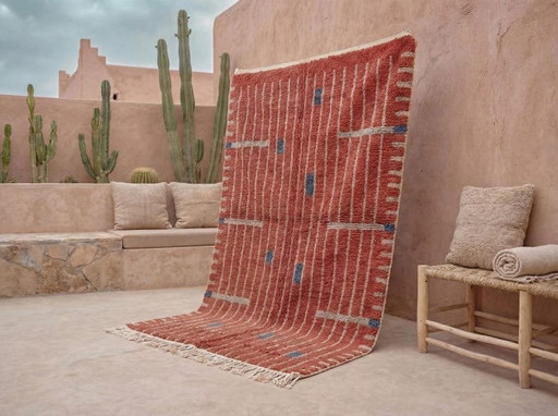 Authentic handwoven Beni Ouraine rug, size 1.5/2.5 m