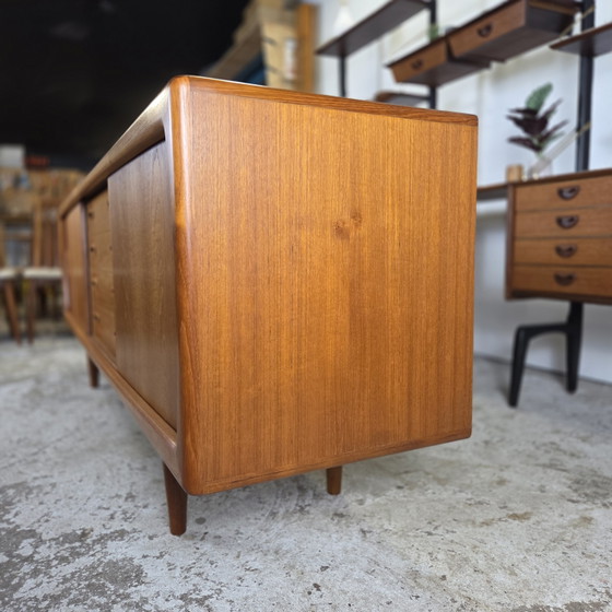 H.P. Hansen Danish Sideboard, Vintage TV Cabinet, Wall Unit – Wood (photo 12 of 15)