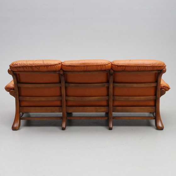 Image 1 of Leather Seating Set, 3 Pieces 