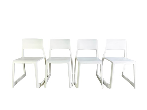 Original 4er Set Vitra Tip Ton Chaise Edward Barber Jay Osgerby II