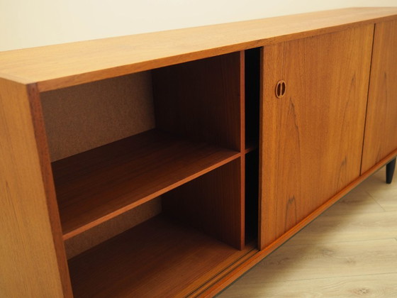 Image 1 of Sideboard aus Teakholz, dänisches Design, 1970er Jahre, hergestellt in Dänemark