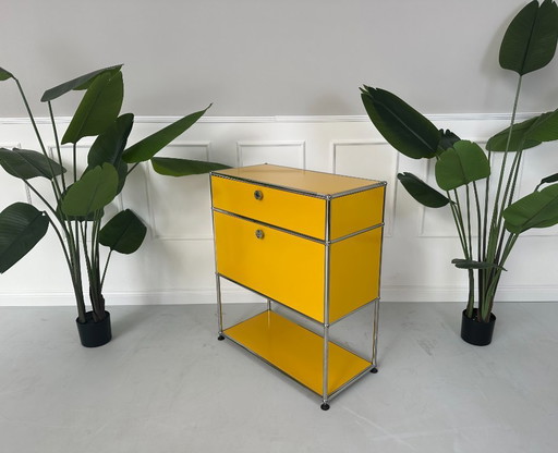 USM Haller Designer Regal Gelb Sideborad