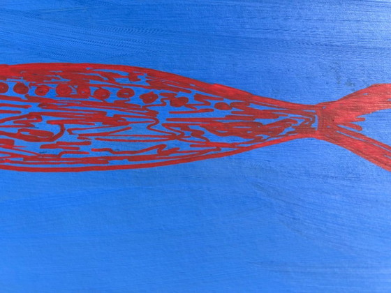 Acrilico sardine pesce 42 x 30 cm – Liquitex, Decorazioni murali, Carta (photo 6 of 12)