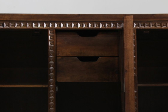 Image 1 of Vintage Spanish Brutalist Sideboard Dresser