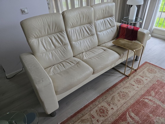 Image 1 of Canapé 3 places en cuir Stressless en très bon état