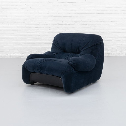 Fauteuil lounge Diego Mattu 'Malu' 1P Italie années 70