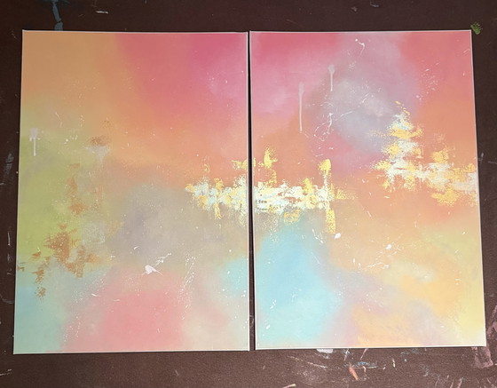 Image 1 of Two-panel 70x50 + 70x50