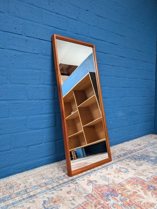 Midcentury mirror, Kai Kristiansen for Aksel Kjersgaard, 1960s