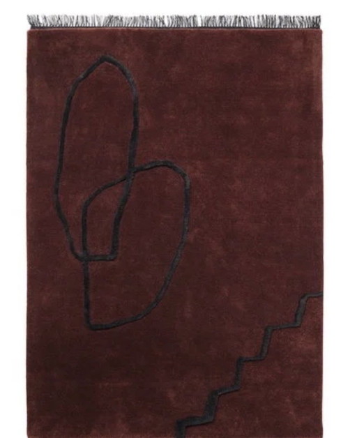 Ferm Living desert tufted rug wool