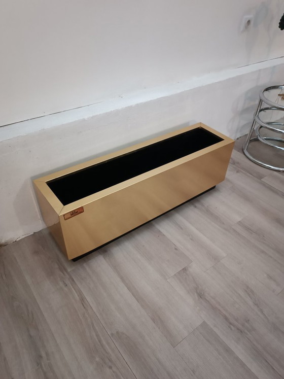 Image 1 of Brass planter by Hobby Flowers Barcelona, ​​1990s