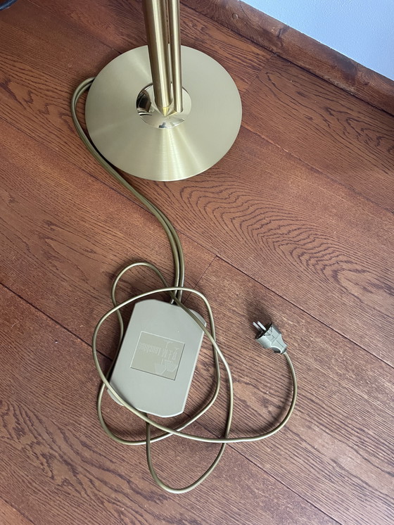 Image 1 of B+M Leuchten Stehleuchte "Deckenleuchte" mit verstellbarer Leselampe 1990er Jahre