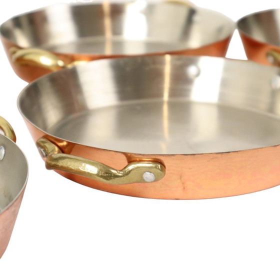 Image 1 of Set di 6 pentole in rame