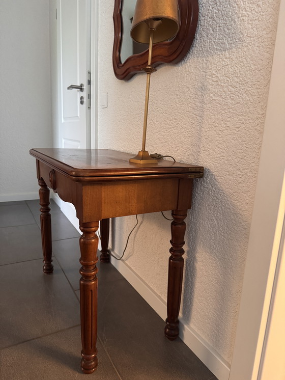 Image 1 of Antieke consoletafel met spiegel - Elegante set in klassieke stijl