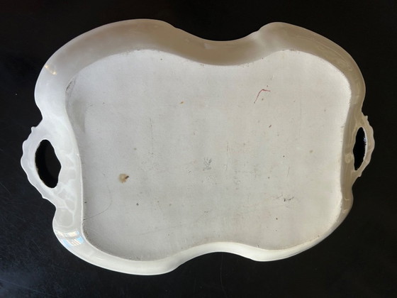 Image 1 of Rare Art Deco Twelve-Piece Platter, Lemaitre Frères and L. Blancher
