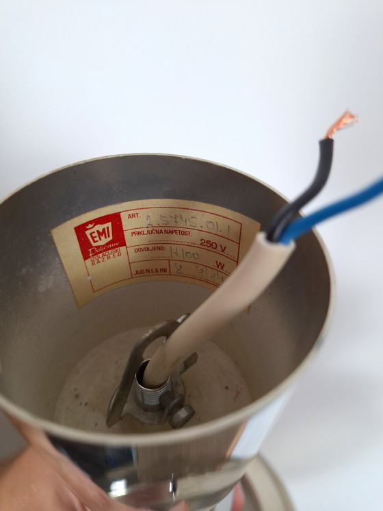 Image 1 of Elegante lampadario vintage con vetro fumé