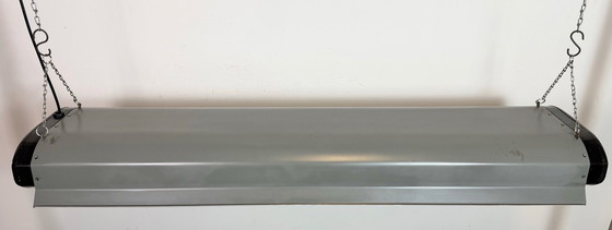 Image 1 of Lampada a sospensione industriale grigia di Elektrosvit, anni '60