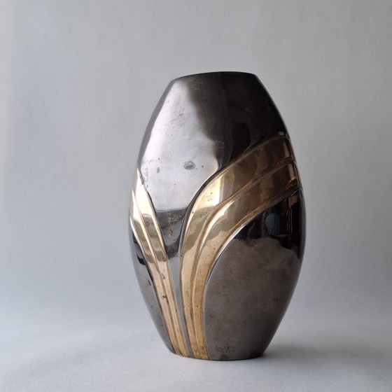 Image 1 of Art Deco Vase – WMF Ikora – 1930s Dinanderie