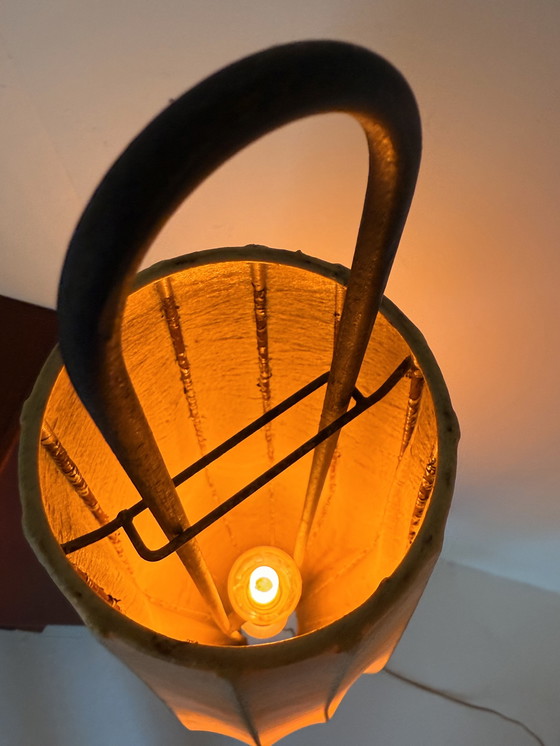 Image 1 of Vintage cocoon floor lamp 'Lugano', H. Klingele, Artimeta '60