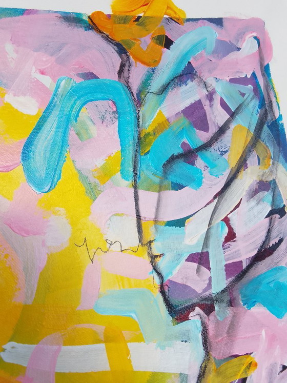 Image 1 of Acrylic painting "sun"