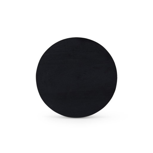 Mesa de centro redonda d80 negra