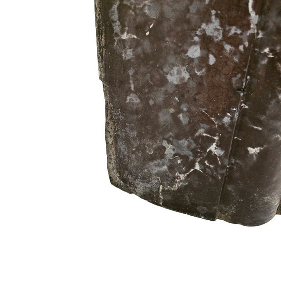 Image 1 of French Art Deco faux marble mantelpiece, circa 1920