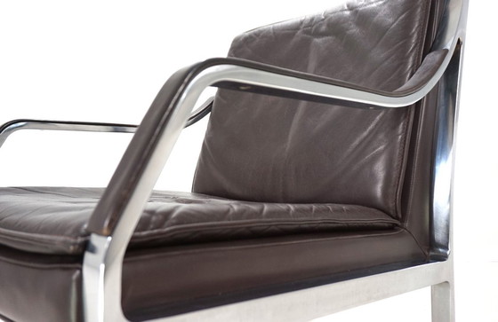 Image 1 of Knoll Art Collection Leder-Loungesessel von Rudolf B. Glatzel, 1970