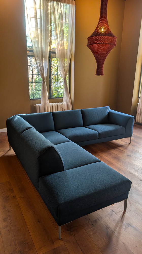 Pode Fold Ecksofa, blau, Stoff, Metall, Modern (Foto 6 von 7)