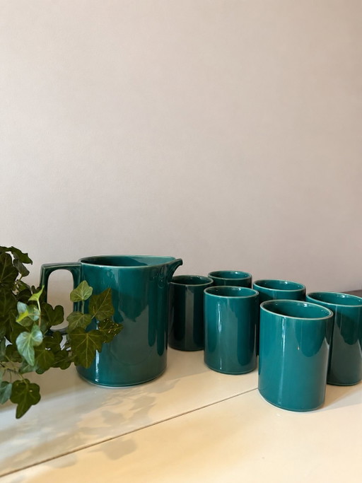 Set van 6 Mokken en Kan Celtic Ceramics – servies