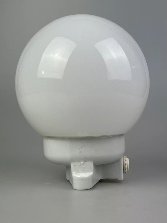 Image 1 of 50s 60s lamp lamp wall lamp cellar lamp ceramic glass Bauhaus design