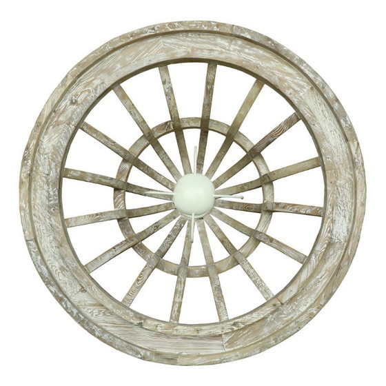 Lampadario grande WOODEN – Metallo, Legno (photo 3 of 6)