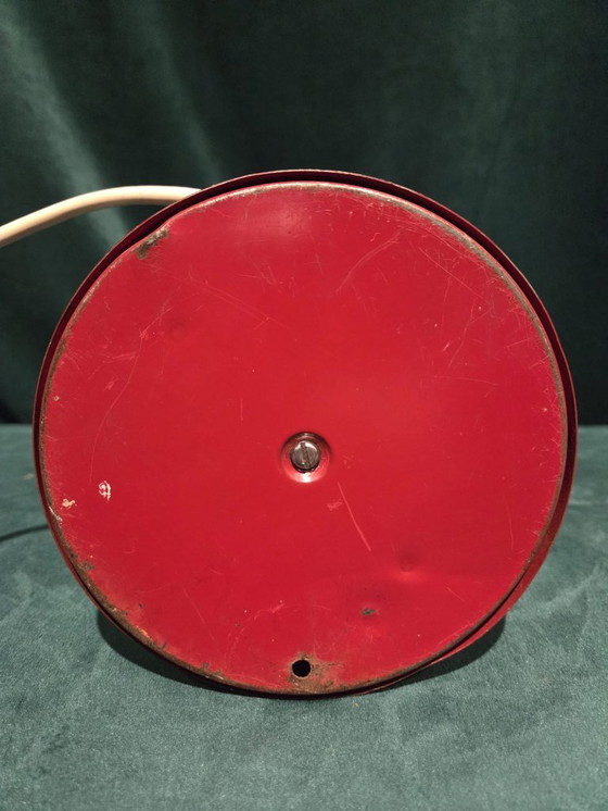 Image 1 of Vintage rode bureaulamp – Industrieel design – Buigbare hals